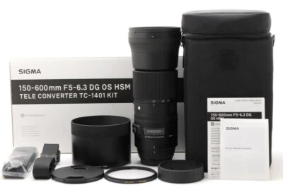 [TOP MINT]Sigma 150-600mm f5-6.3 DG OS HSM Contemporary Lens CANON w Marumi 1093 - Image 1 of 4