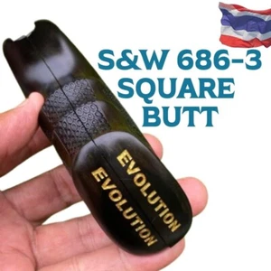 Handcraft pistol grip for Smith & Wesson 686-3 square butt Real wood with name - Picture 1 of 5