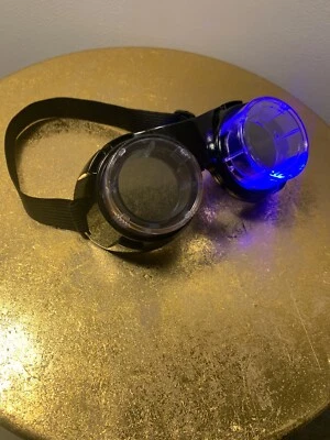 Led Light Steam Punk Goggles Halloween New Years Eve Quantity Available Light Up - Image 1 of 4