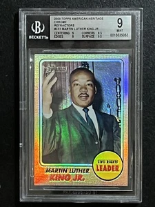 2009 Topps American Heritage Martin Luther King Jr. #C51 Refractor 34/76 BGS 9 - Picture 1 of 5
