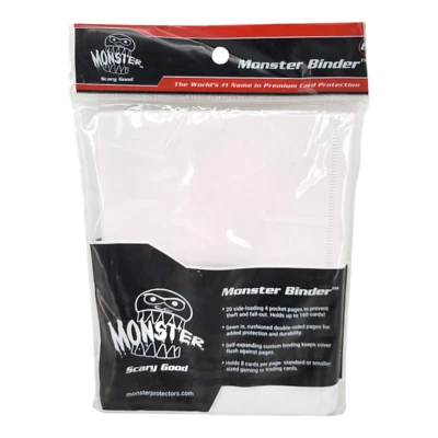 Álbum de tarjetas coleccionables Monster Protectors Monster Binder blanco mate 4 bolsillos Foto 1 de 2