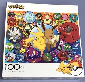 Puzzle de 100 piezas Buffalo Games POKEMON - ¡NUEVO, sellado de fábrica! Pikachu Eevee - Imagen 1 de 9