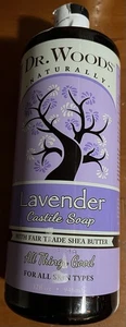 Dr. Woods Pure Lavender Liquid Castile Soap, 32 Ounce 32 Ounce (Pack of 1) - Picture 1 of 1