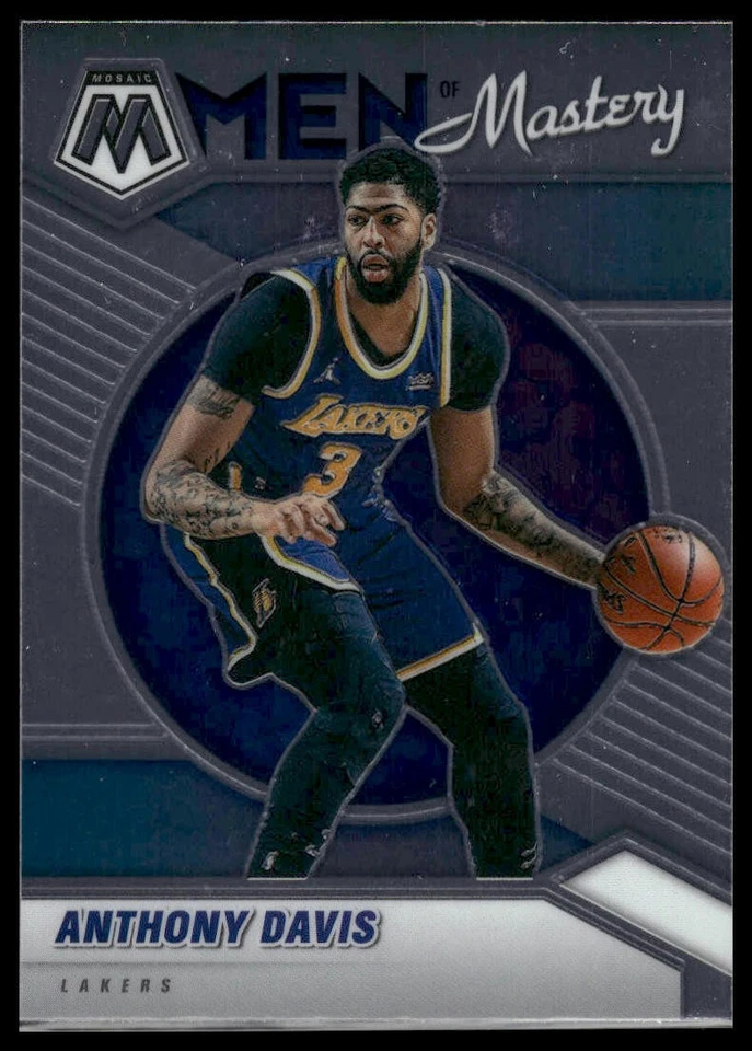 2020-21 Panini Mosaic #11 Anthony Davis Men of Mastery - Image 1 of 2