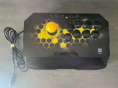 Qanba Drone Arcade Joystick Black/Yellow N2-PS4-01 PlayStation PS3/PS4 - Image 1 of 3