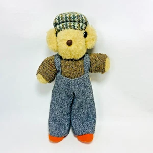 "Mono y gorra de tweed Raebhat Originals Teddy Bear Isle of Lewis Escocia 12""" - Imagen 1 de 5