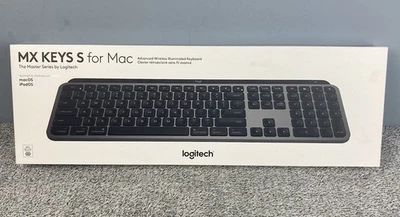 Logitech MX Keys S for Mac Advanced Wireless Illuminated Wireless Keyboard New - Image 1 of 4