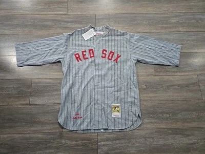 1️⃣9️⃣1️⃣8️⃣ CAMISETA VINTAGE AUTÉNTICA BABE RUTH RED SOX MITCHELL NESS 48 XL #2 Foto 1 de 4