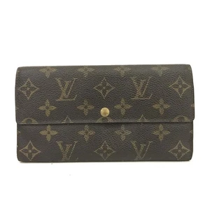 Louis Vuitton Monogram Portefeiulle Sarah Long Bifold Wallet Brown/2BB3808 - Picture 1 of 9