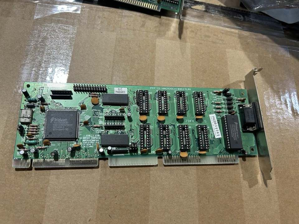 Vintage Trident TGUI9400CXI 1mb VLB VESA Local Bus Video Card Works - Image 1 of 3