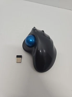 Mouse trackball wireless Logitech M570 con dongle ricevitore USB TESTATO - Immagine 1 di 4