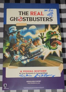 The Real Ghostbusters Signed 11x17 SDCC 2025 Exclusive Benjamin Goldberg Riba - Picture 1 of 1