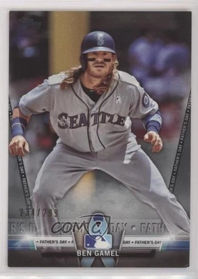 2018 Topps Topps Salute Series 1 Father's Day Black /299 Ben Gamel #TS-22 - Image 1 of 2