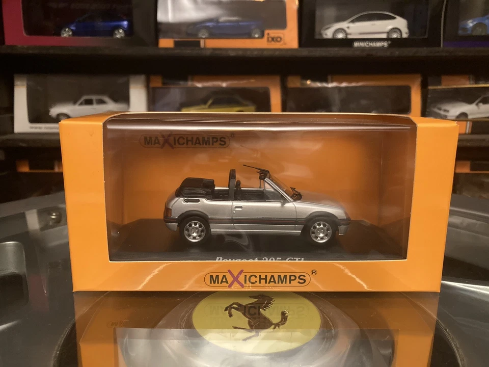 Maxichamps 1990 Peugeot 205 1.9 CTi plata 1/43 sin usar, en caja 940 112331 Foto 1 de 1