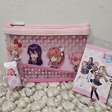 Doki Doki Literature Club Pencil Pouch Bag Lanyard ID Badge Holder Official NEW