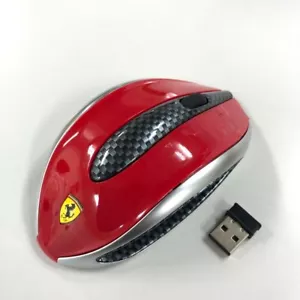 Ferrari PC Wireless Mouse Body Peripherals Red USB Not For Sale Tested Japan - Bild 1 von 2