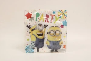 Monster Minions Birthday Party Napkins x 4 packs =64 paper Napkins FSC source - Picture 1 of 1