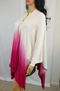 Lauren by Ralph Lauren Shawl Cream into Pink Ombre~ NWT - Picture 1 of 1