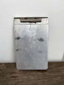 Vintage Knight Truck Stop Supplies Aluminum Service Ticket Storage Clipboard 10” - Picture 1 of 7