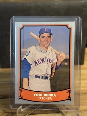 Tarjeta de leyendas de béisbol 1988 Pacific Yogi Berra #53 New York Yankees Mets Astros Foto 1 de 4