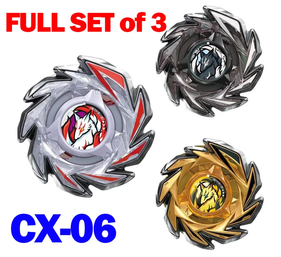 Takara Tomy Beyblade X CX-06 Zufalls Booster Foxbrush Auswahl JAPAN OFFIZIELL