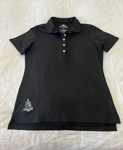 Peter Millar | Women’s SZ S | Black Element Polo Shirt | Milwaukee Country Club - Picture 1 of 8