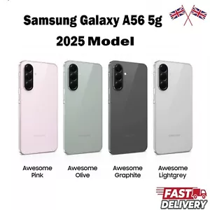 Samsung Galaxy A56 5G 128GB +8GB RAM Unlocked -2025 Model-Brand New- Smart Phone - Picture 1 of 11