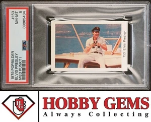 ELVIS PRESLEY PSA 8 1979 Popbilder Med Punkt IV Pop Culture Singer Actor #153 - Picture 1 of 2