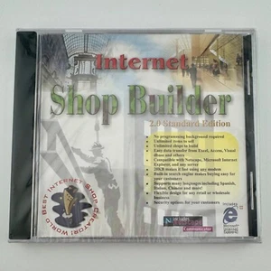 Internet Shop Builder 2.0 (PC-CD, 1998) for Windows 95/98/NT - NEW CD - Picture 1 of 2
