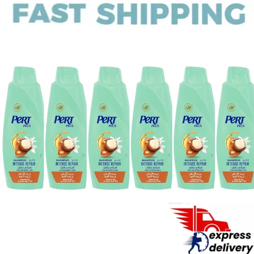 Pert Plus Intensive Repair Argan Oil Shampoo For Damaged Hair 400ml (Pack of 6) - Image 1 of 1