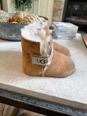 UGG Baby Erin Boot sz S Chestnut Suede - Image 1 of 4