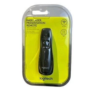 New Logitech R400 Laser Presentation Remote - Black (910-001354) - Afbeelding 1 van 2
