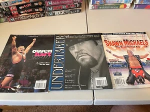 WWF Collectors Edition Magazine Lot Of 5 + Wrestlemania 20 Brochure Ticket Stub - Bild 1 von 7