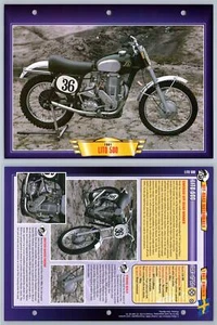 Lito 500 - 1961 - Off-Road - Atlas Motorbike Fact File Card - Picture 1 of 1