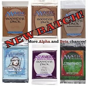 Vintage Magic The Gathering Repacks ~Alpha and Beta Included!~ *SEE DESCRIPTION*