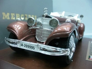 WOW EXTREMADAMENTE RARO Mercedes W29 500K Roadster L.Brown LE200 1:18 B burago/Deluxe - Imagen 1 de 5