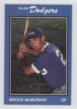 1989 Salem Dodgers Brock McMurray #16