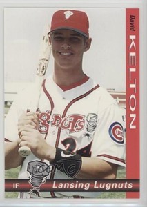 1999 Grandstand Lansing Lugnuts David Kelton #24 Rookie RC
