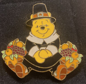 WDW Pilgrim Pooh Thanksgiving 2001 LE 3500 Disney Pin