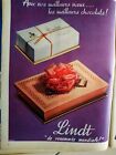Publicité Vintage Advertising Chocolat Lindt (Décembre 1957) Pub