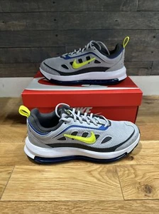 Nike Air Max AP Wolf Grey Lemon Venom White-Blue CU4826-009 Men's Size 8.5 - Picture 1 of 5