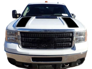 Car Hood Tail Racing Stripe Sticker For GMC Sierra 1500 2500 3500 Graphics Decal - Picture 1 of 6