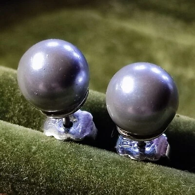 Pierre Lang Ohrringe Silber RU Perlen Ohrstecker wie neu - Bild 1 von 3