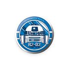 Genuine Star Wars R2-D2 Droid Button Badge 2.5cm Badge Retro Lucasfilm Jedi
