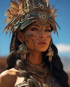 Native American Girl Model Photo Risque 8x10 Art Print C11200 - Picture 1 of 1