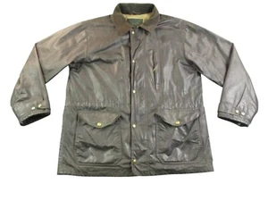 FILSON Cover Cloth Mile Marker Coat Men XL Brown Waxed Cotton Moleskin Collar - Picture 1 of 23