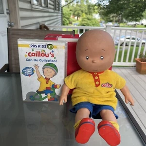 caillou dvd(new-small tear In seal/ Caillou Doll-used. - Picture 1 of 8