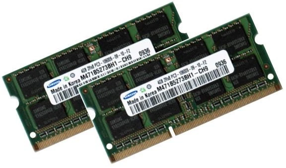 2x 4GB 8GB DDR3 RAM Speicher Toshiba Tecra A11 M11 S11 Markenspeicher Samsung