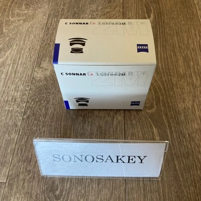 Carl Zeiss C Sonnar T* 50mm F1.5 ZM Leica M Mount Black New in Box - Image 1 of 4