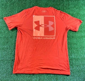 Camiseta suéter Under Armour para hombre roja XL gráfica manga corta cuello redondo - Imagen 1 de 9